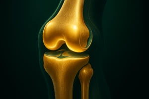 Detailed visualization of healthy bone and joint structure symbolizing exceptional strength and freedom of movement supported by Roanga Planet products